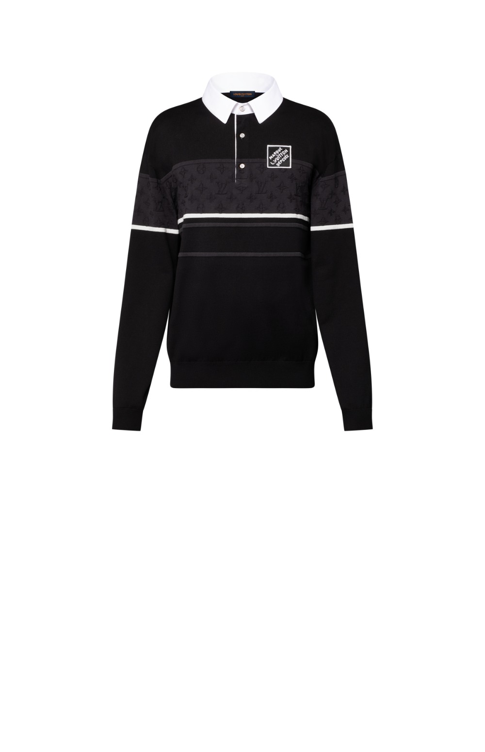 모노그램 자카드 롱 슬리브드 폴로 셔츠 > Etc - 기타제품