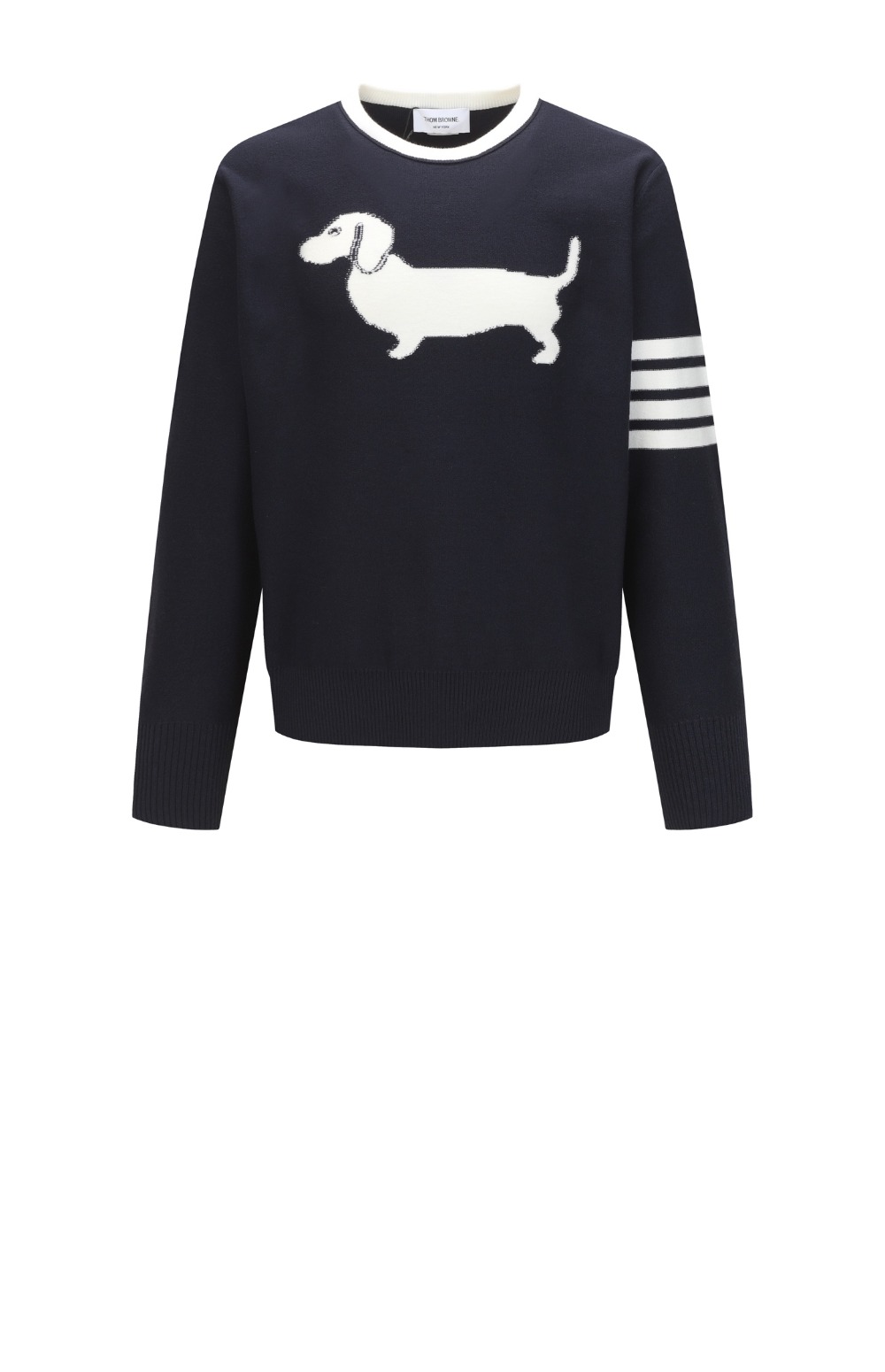 코튼 4-바 헥터 풀오버 > 톰브라운