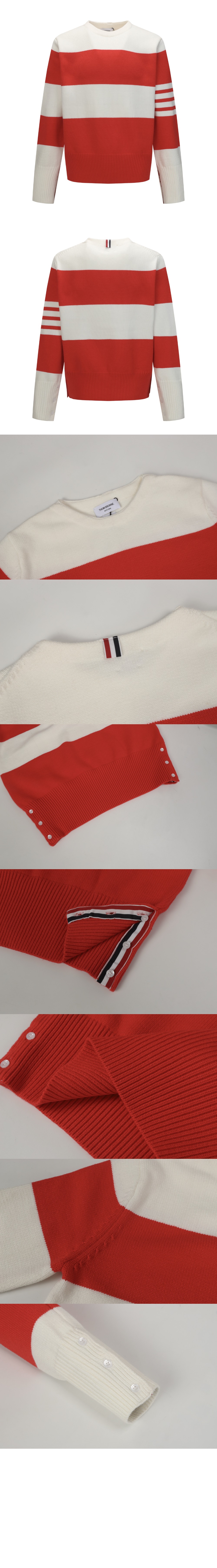 메리노 울 4-바 풀오버 > 톰브라운