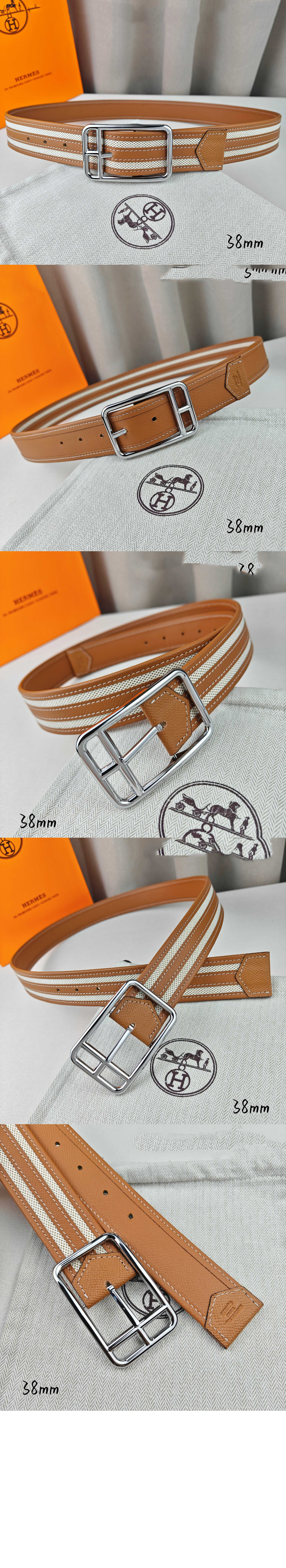 코드 리비에라  리버시블 가죽 벨트 > 에르메스