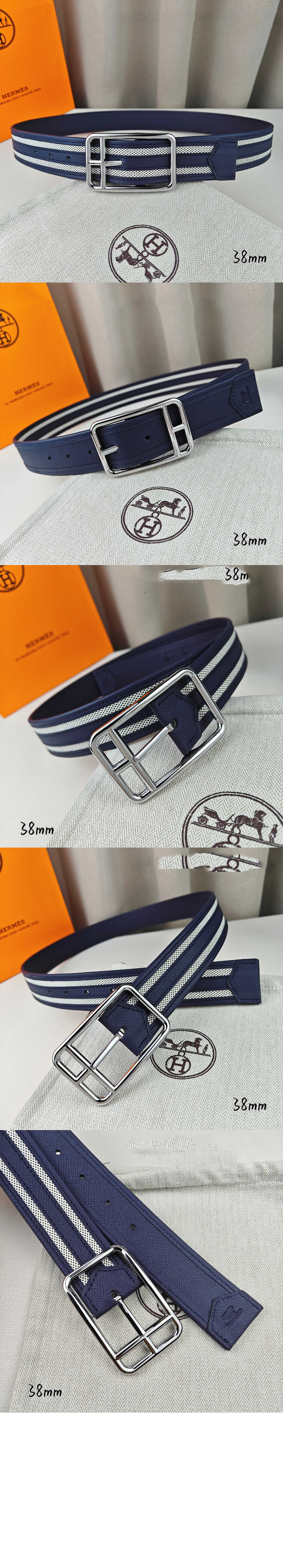 코드 리비에라  리버시블 가죽 벨트 > 에르메스