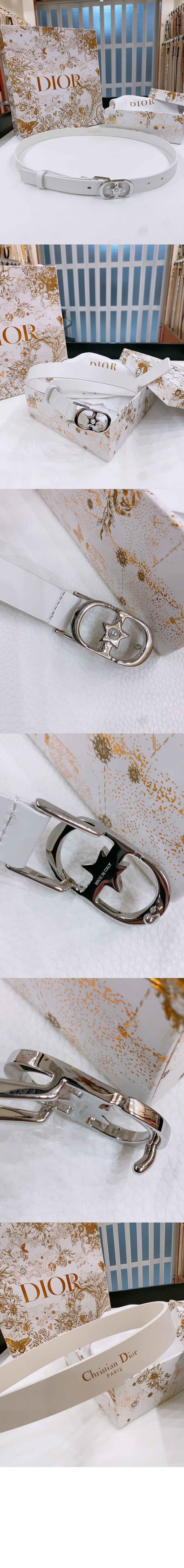 Lucky 30 Montaigne Star 벨트 B0448 > 디올