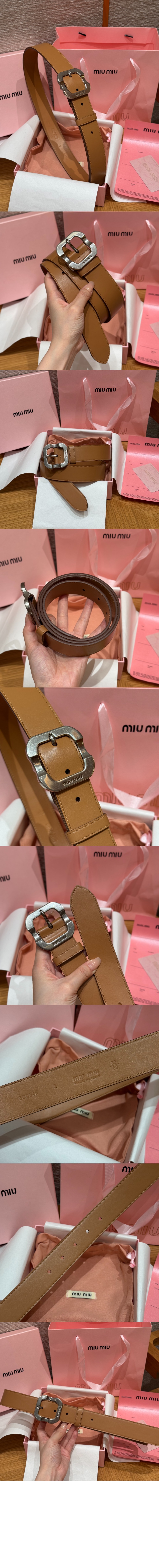 가죽 벨트 5CC663 > 미우미우