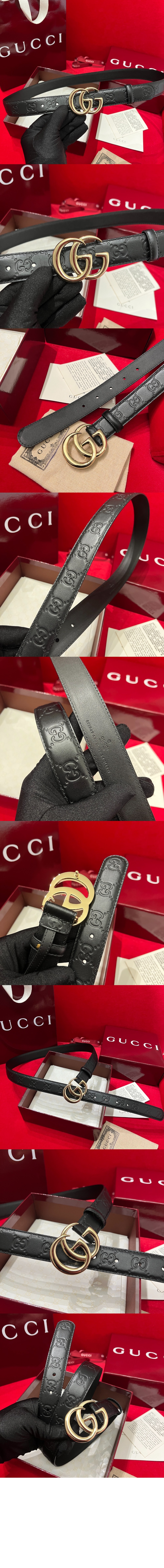 GG 마몽 씬 벨트 625839 > 구찌