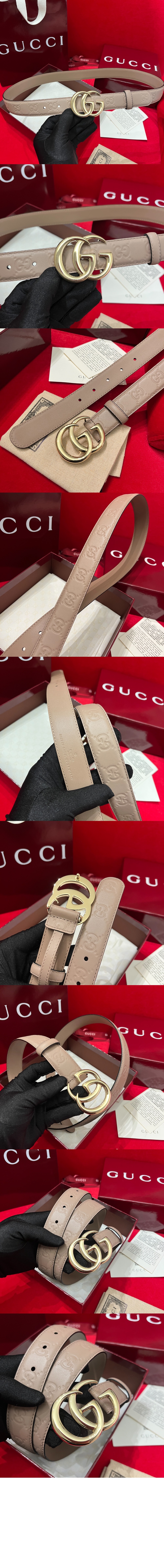 GG 마몽 씬 벨트 625839 > 구찌