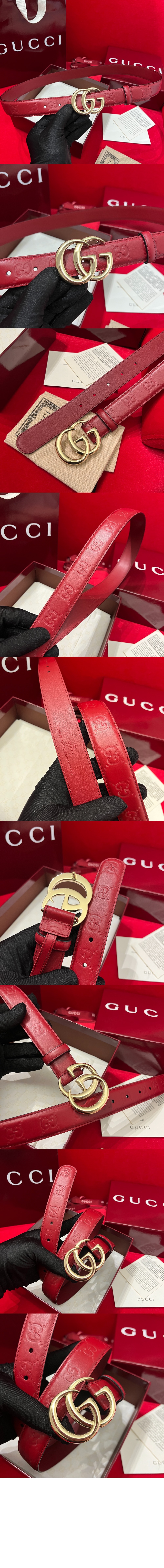 GG 마몽 씬 벨트 625839 > 구찌