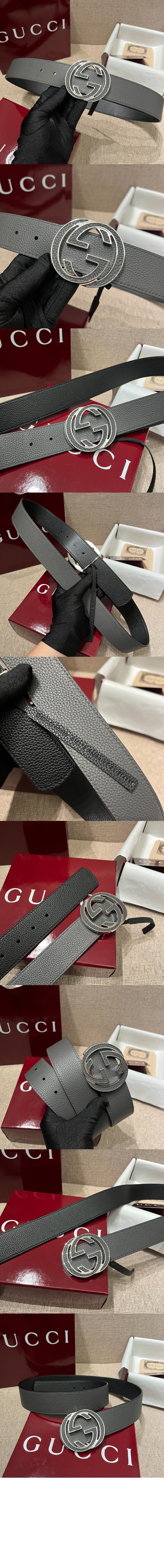 인터로킹 G 버클 리버서블 벨트 812273 > 구찌