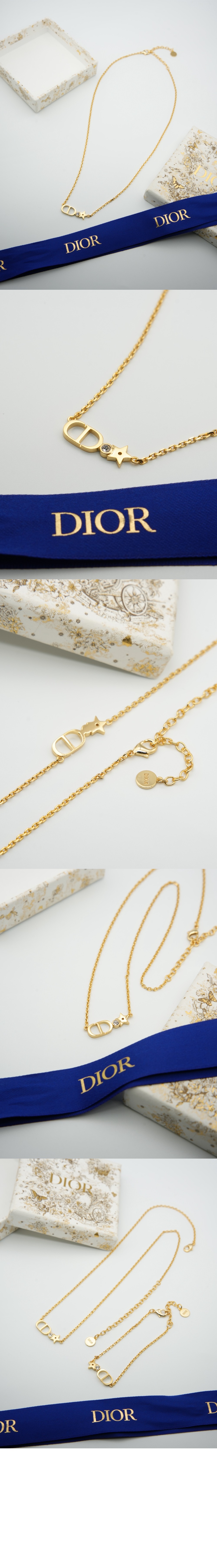 Petit CD Lucky Star 목걸이 N3476 > 디올