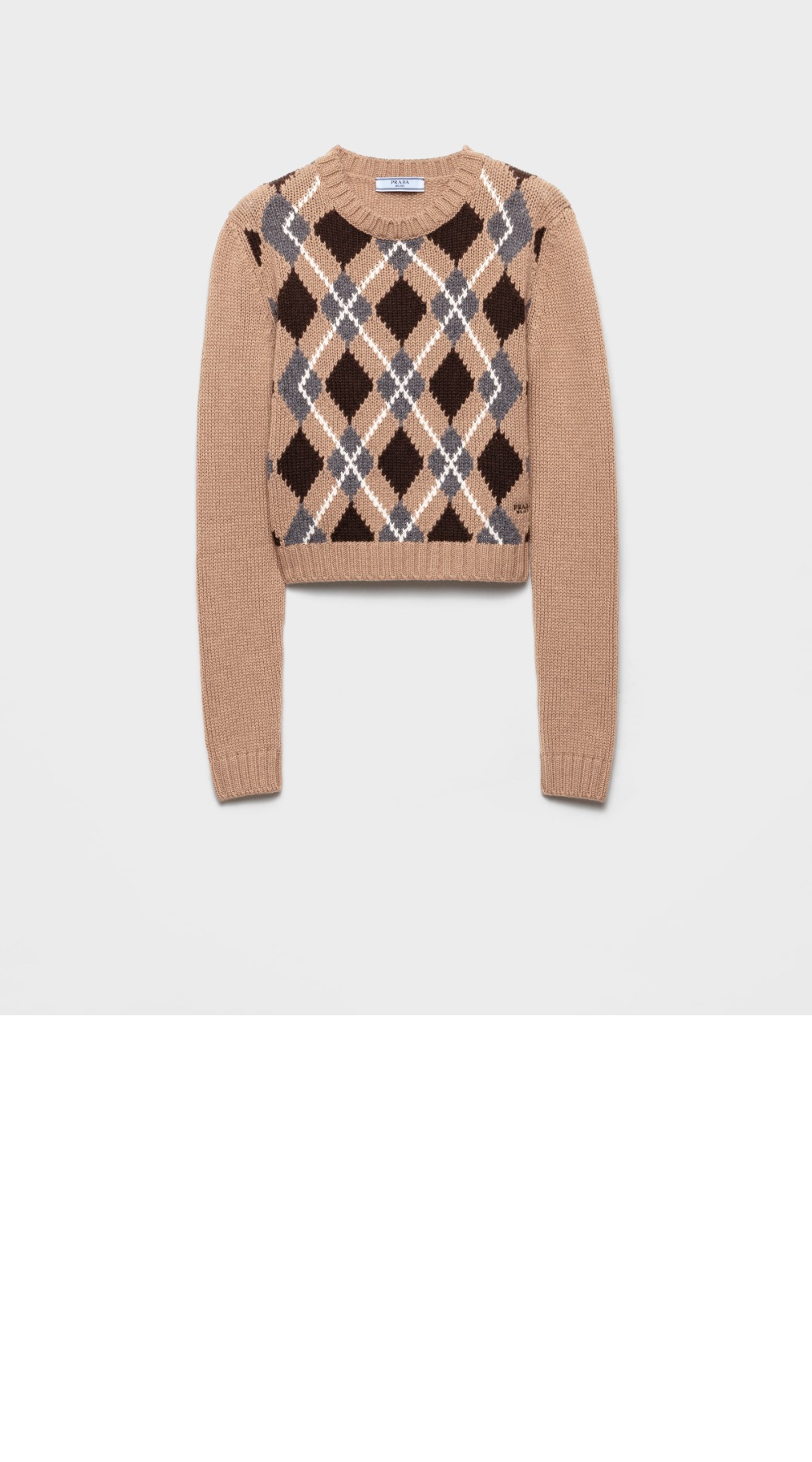 캐시미어 크루넥 스웨터 > 프라다