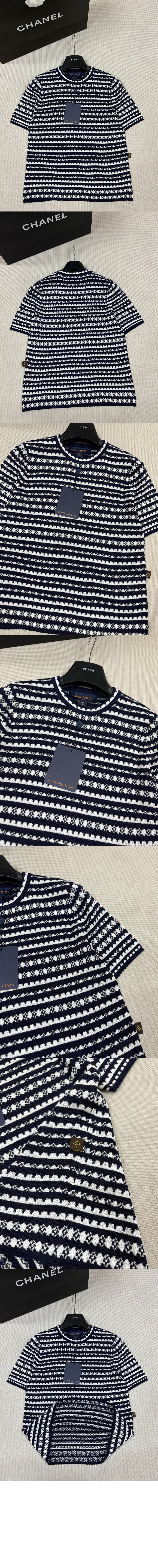 스캘럽 스트라이프 니트 톱 > Etc - 기타제품