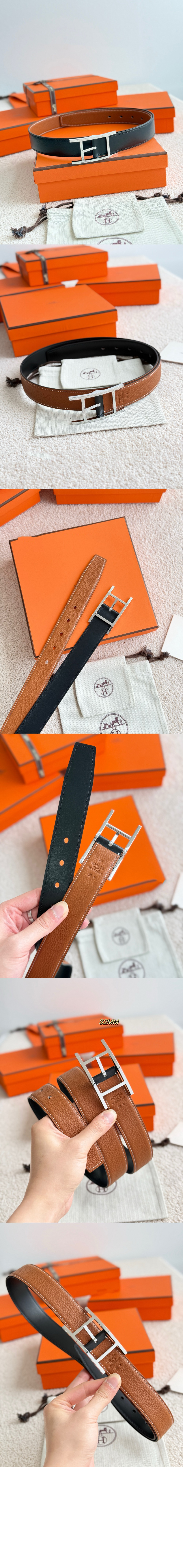 Quentin 리버서블 벨트 > 에르메스