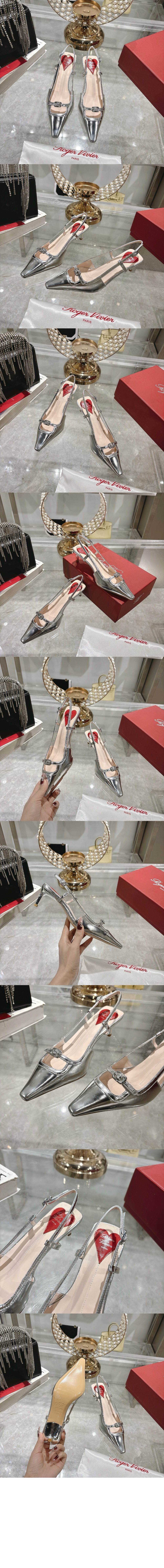 비브 카나드 가죽 슬링백 펌프스 7223 > Viv Canard - 비브 카나드