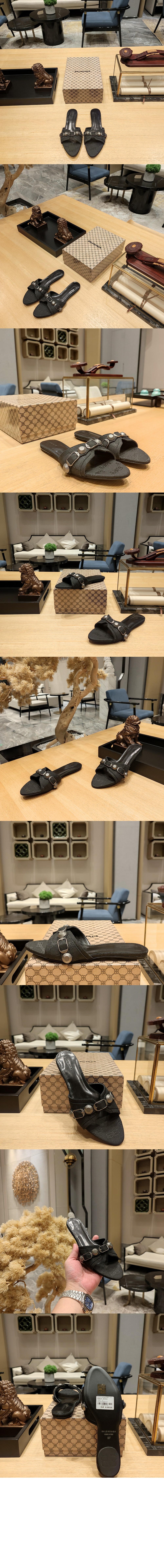 카골 로고패턴 자카드 샌들 브라운 707368 > Cagole - 카골