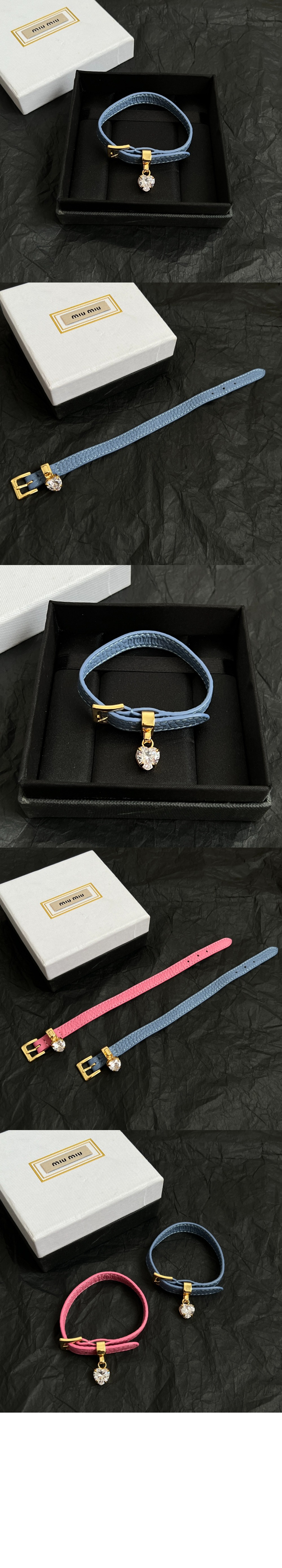 레더 브레이슬릿 5IB066 > 미우미우