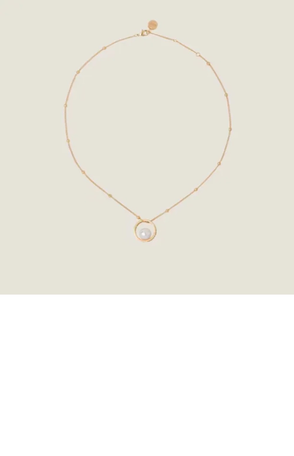 로고 체인 네크리스 5JC756 > 미우미우