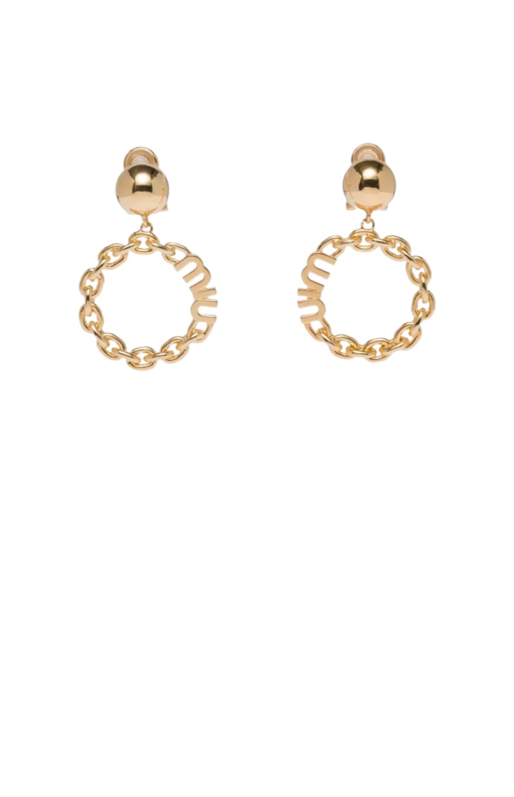 메탈 이어링 5IO051 > 미우미우