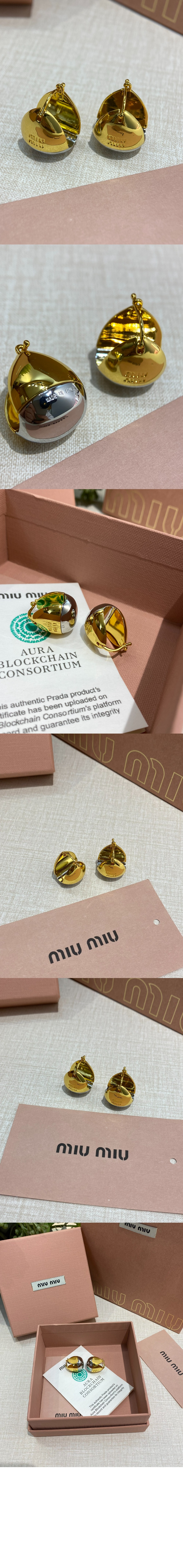 에나멜 메탈 이어링 5IO034 > 미우미우