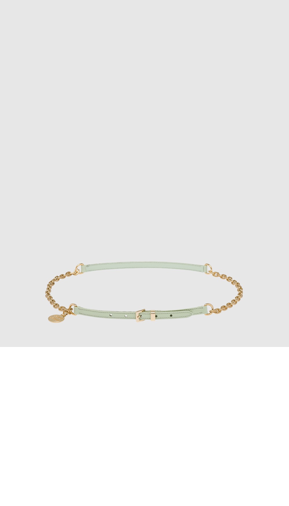 가죽 체인 벨트 5CC550 > 미우미우