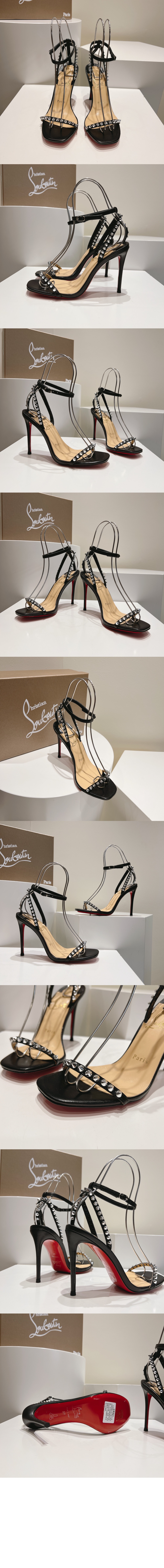 So Me 일자 스터드 힐 샌들 3220013 > So Me