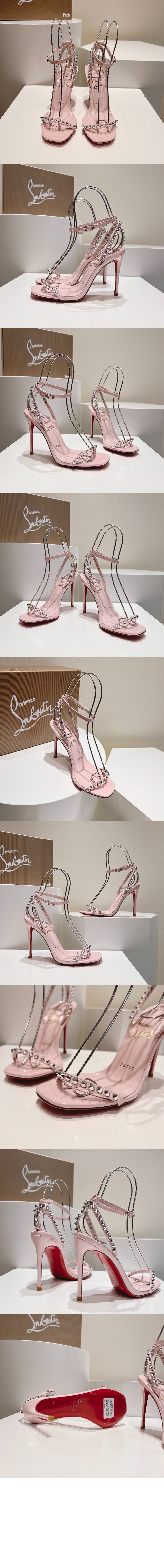 So Me 일자 스터드 힐 샌들 3220013 > So Me