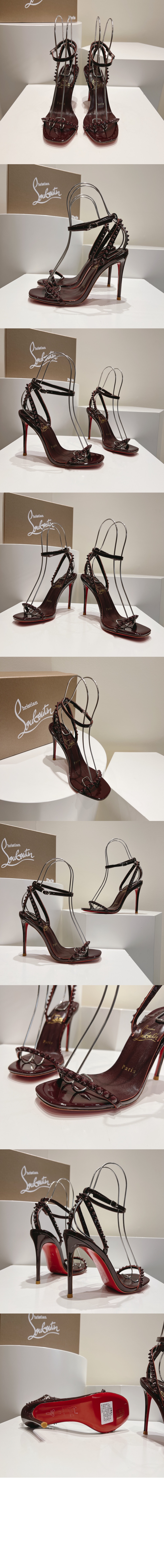 So Me 일자 스터드 힐 샌들 3220013 > So Me