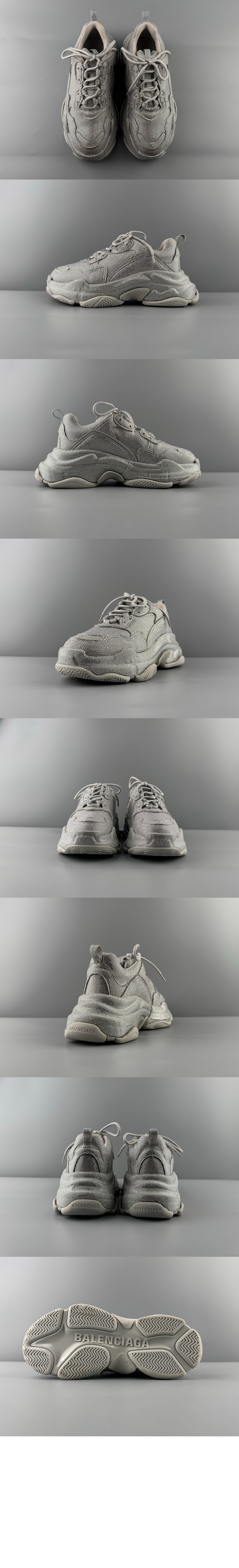 트리플 S 라인스톤 스니커즈 524039 > Triple S - 트리플 S