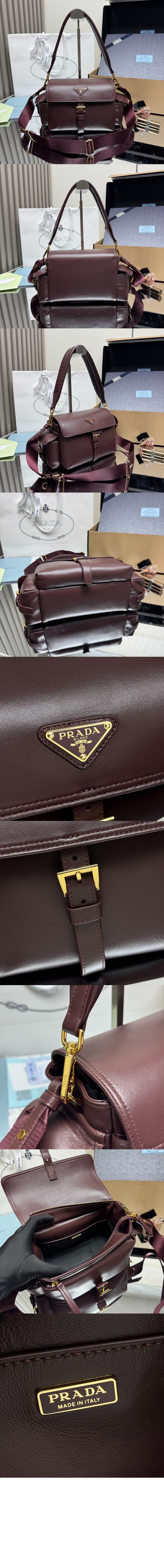 익스플로어 미디엄 나파 가죽 숄더백 1BD394 > Explore - 익스플로어