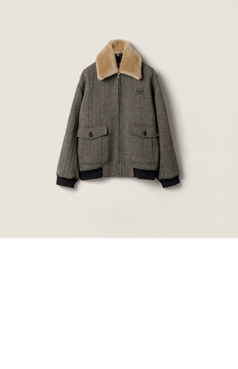 시어링 칼라 셰브론 블루종 재킷 > Etc - 기타제품