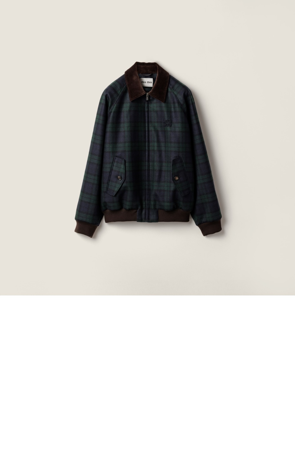 체크 트윌 블루종 재킷 > Etc - 기타제품