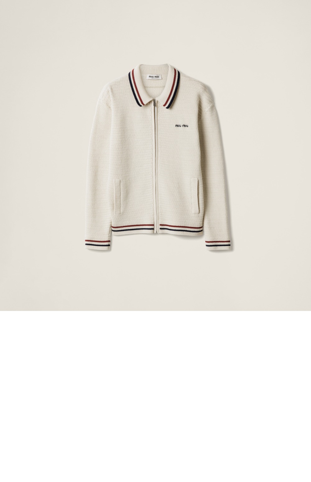 코튼 니트 지퍼 가디건 > Etc - 기타제품