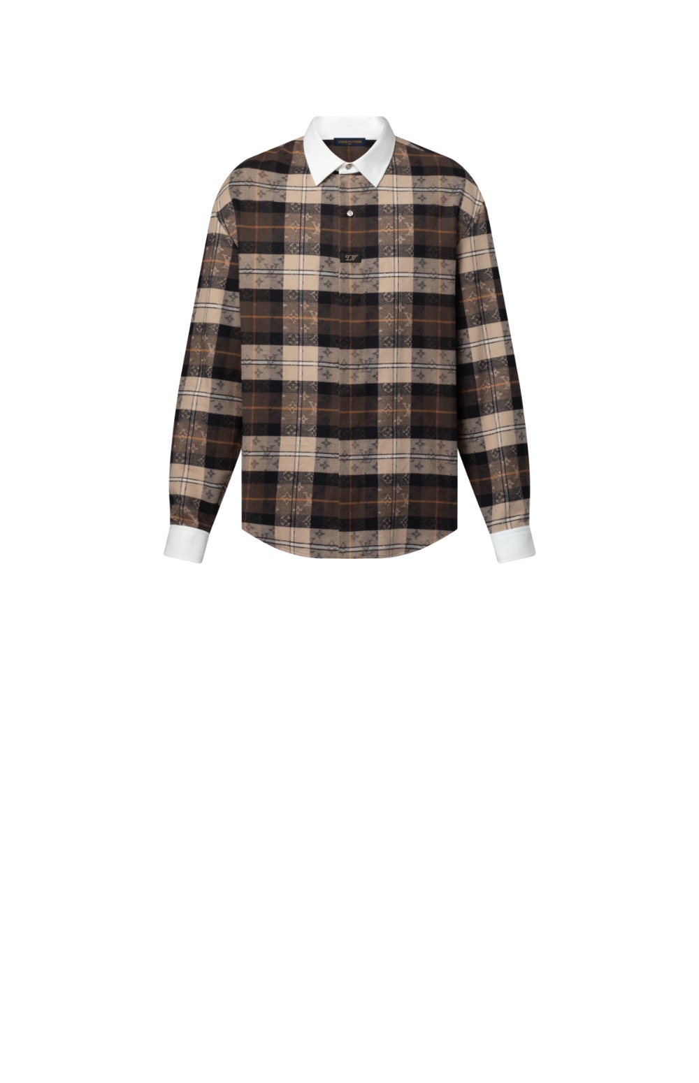 모노그램 플란넬 롱 슬리브드 폴로 셔츠 > Etc - 기타제품