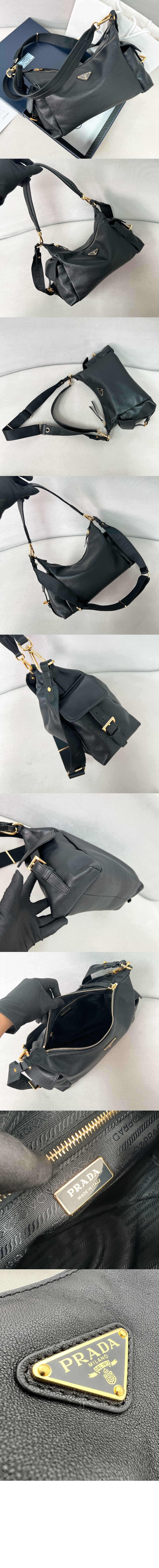 익스플로어 라지 나파 가죽 핸드백 1BC264 > Explore - 익스플로어