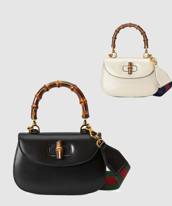 뱀부 스몰 탑핸들백 675797