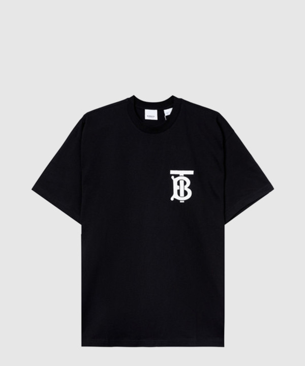 로고 코튼 티셔츠