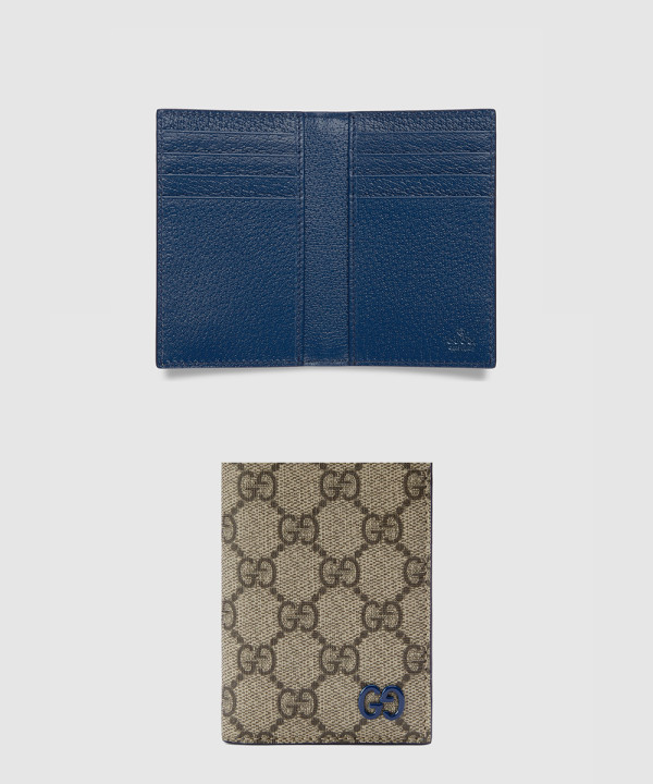 블루로 내부를 완성한 GG 롱 카드 케이스 768249