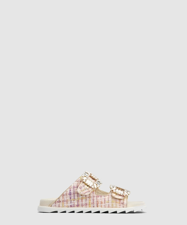 슬라이디 비브 뮬 슬리퍼  4582