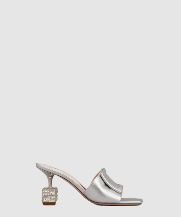 Cube Strass뮬 슬리퍼 6493