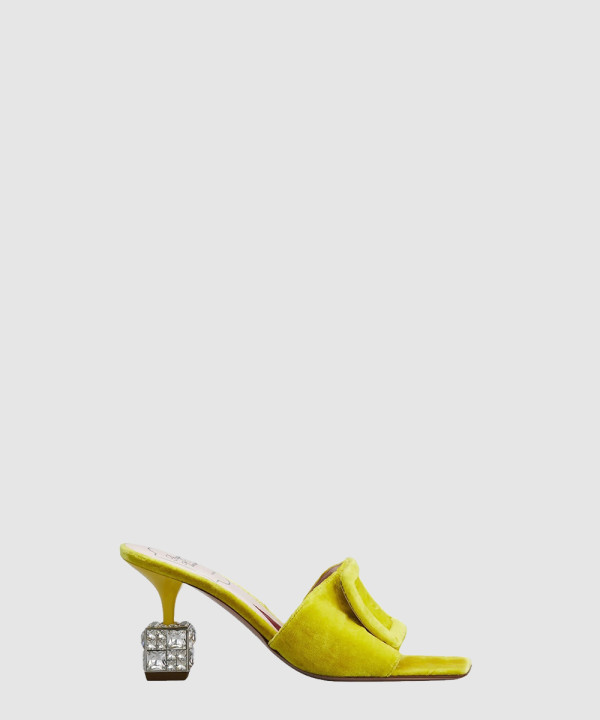 Cube Strass힐 뮬 6493