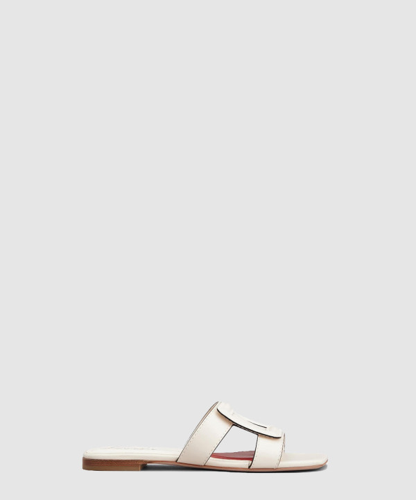 Stitching Buckle플랫 발레리나 6703