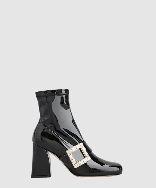 트레 비비에 라이스톤 버클 앵클 부츠 5223