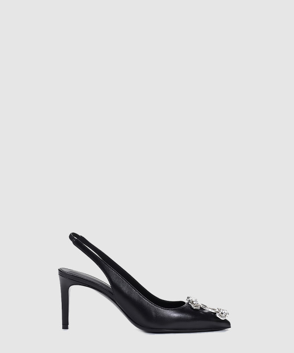 Hiroshi 크리스탈 슬링백 힐 01A584