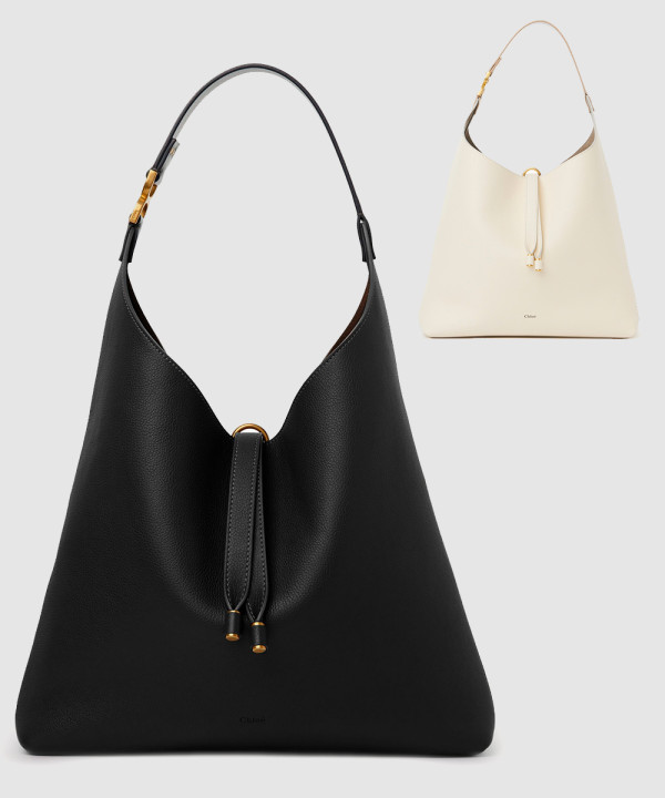 그레인드 가죽 Marcie 호보백 SS630