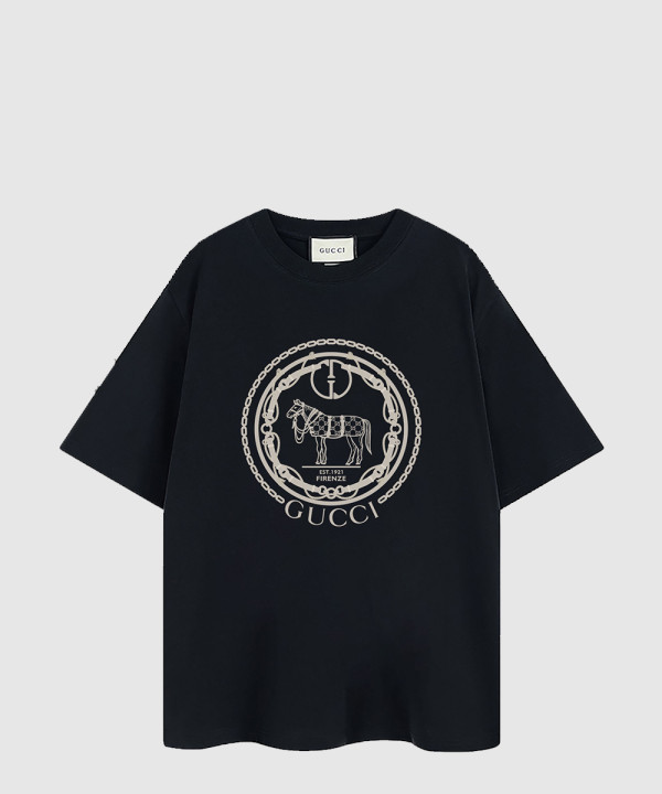 로고 프린트 반팔