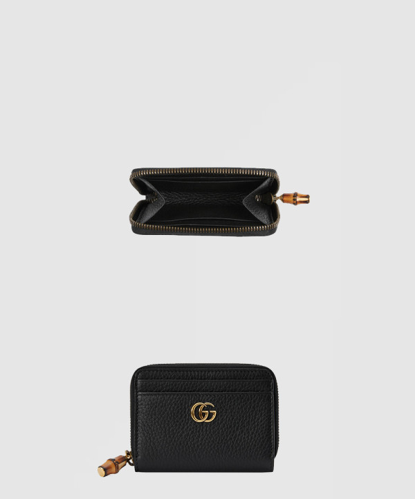 뱀부 더블 G 지퍼 카드 케이스 739500