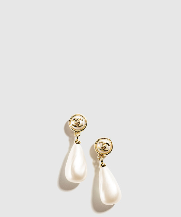 진주 클립온 펜던트 귀걸이  ABD692