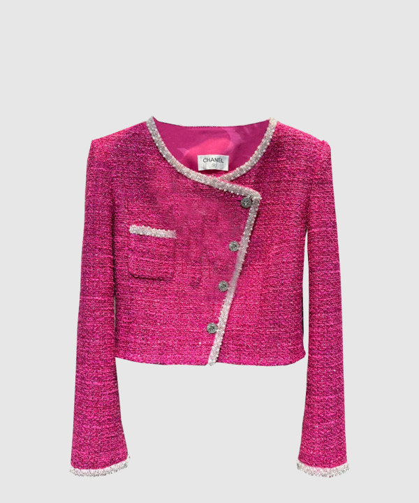 로고 쇼트 코트