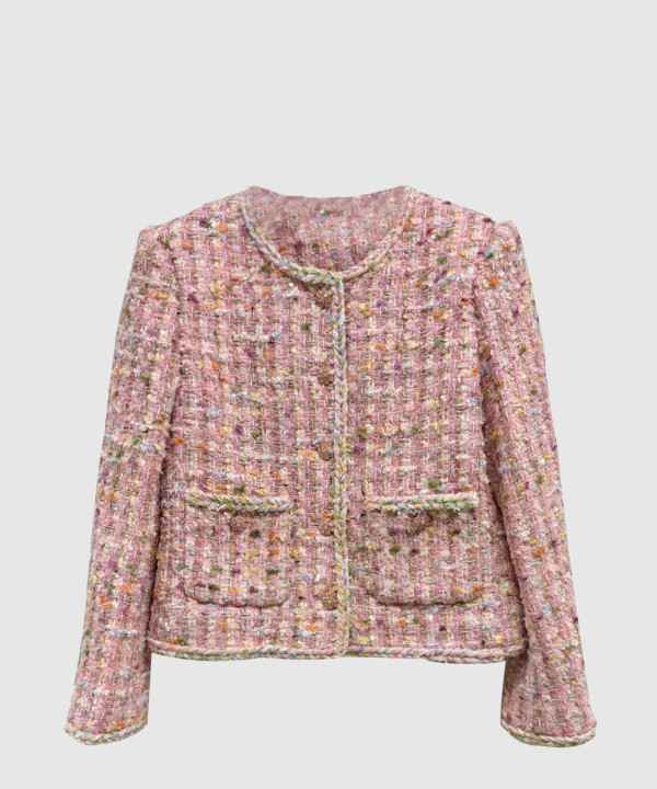 로고 쇼트 코트