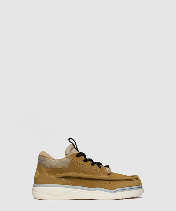 Runboot 스플릿 레더 스니커즈 5Y2S0I