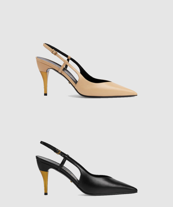 프리실라 레더 슬링백 펌프스  762378