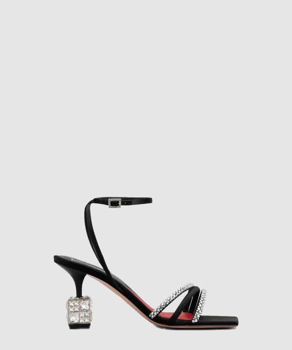 Cube Strass슬링백 펌프스6493